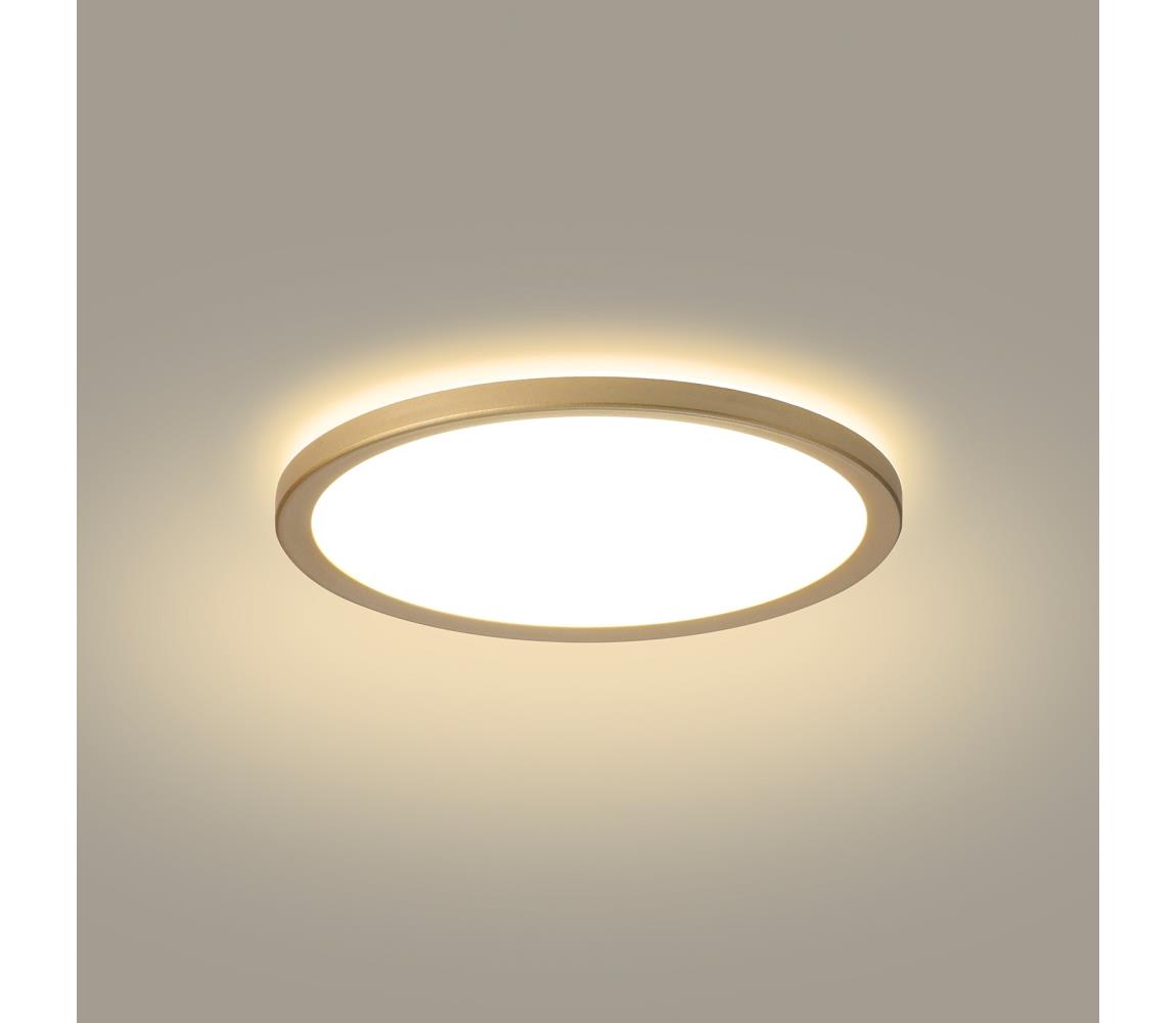 Brilagi - LED kúpeľňové svietidlo ULTRA SLIM LED/12W/230V pr. 22,5 cm zlaté IP54 BRI580