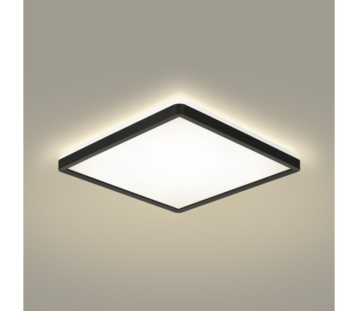 Brilagi - LED Kúpeľňové svietidlo ULTRA SLIM LED/18W/230V 30x30 cm čierna IP54 BRI231