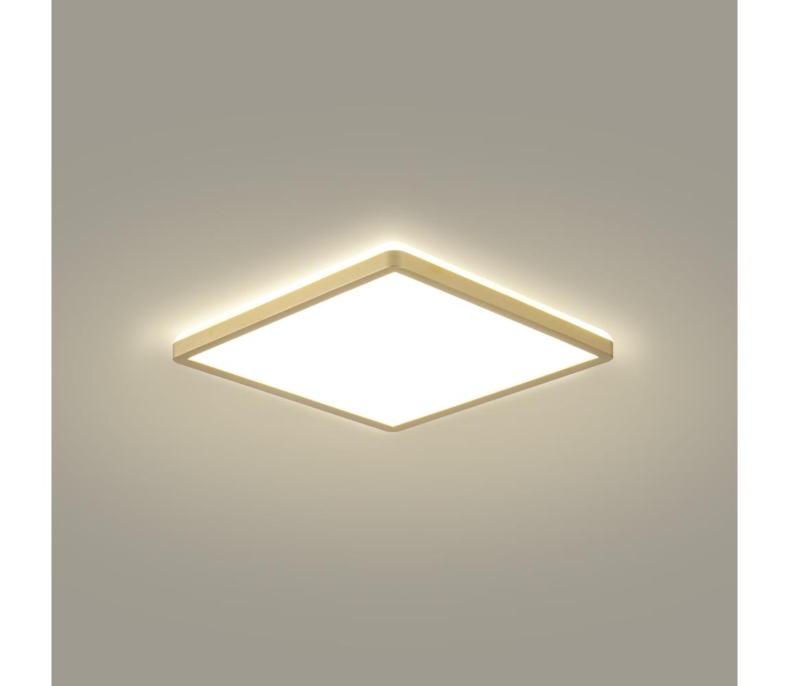 Brilagi - LED Kúpeľňové svietidlo ULTRA SLIM LED/18W/230V 30x30 cm zlaté IP54 BRI582