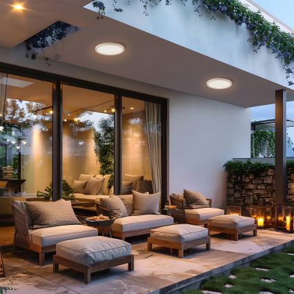 Brilagi - LED Kúpeľňové stropné svietidlo ULTRA SLIM LED/18W/230V pr. 30 cm biela IP54