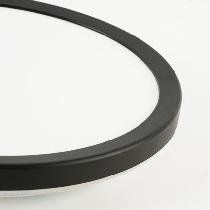 Brilagi - LED Kúpeľňové stropné svietidlo ULTRA SLIM LED/18W/230V pr. 30 cm čierna IP54