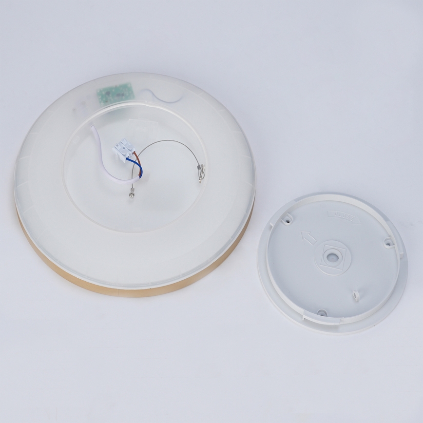 Brilagi - LED Kúpeľňové stropné svietidlo ULTRA SLIM LED/18W/230V priem. 30 cm zlaté IP54