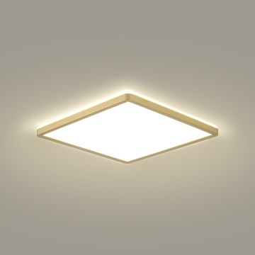 Brilagi - LED kúpeľňové svietidlo ULTRA SLIM LED/24W/230V 42x42 cm zlaté IP54