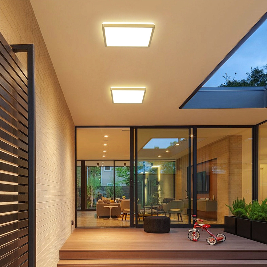 Brilagi - LED kúpeľňové svietidlo ULTRA SLIM LED/24W/230V 42x42 cm zlaté IP54