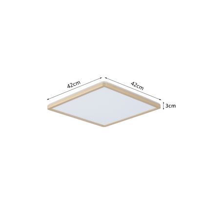 Brilagi - LED kúpeľňové svietidlo ULTRA SLIM LED/24W/230V 42x42 cm zlaté IP54