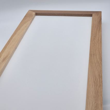 Brilagi - LED Kúpeľňové stropné svietidlo WOODY FRAME LED/40W/230V 120x30 cm IP44 dub