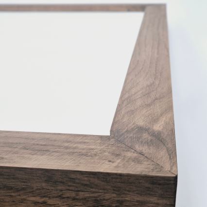 Brilagi - LED Kúpeľňové stropné svietidlo WOODY FRAME LED/40W/230V 60x60 cm IP44 dub orech