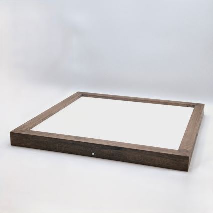 Brilagi - LED Kúpeľňové stropné svietidlo WOODY FRAME LED/40W/230V 60x60 cm IP44 dub orech