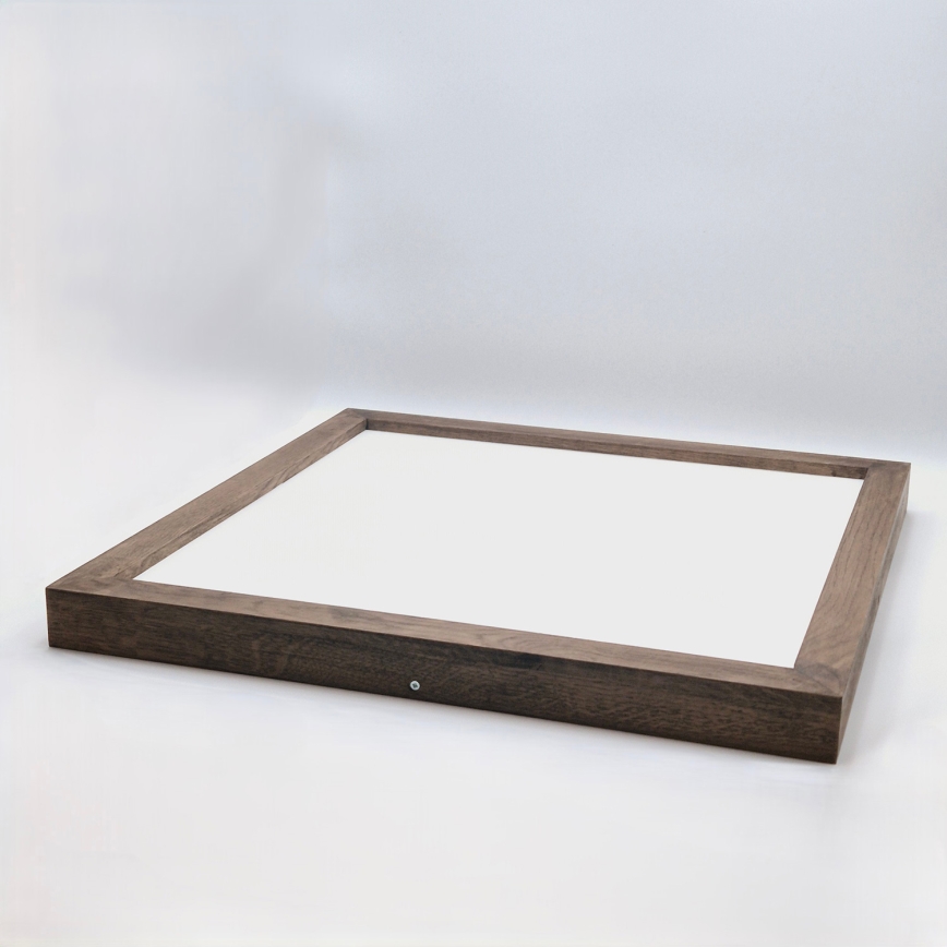 Brilagi - LED Kúpeľňové stropné svietidlo WOODY FRAME LED/40W/230V 60x60 cm IP44 dub orech