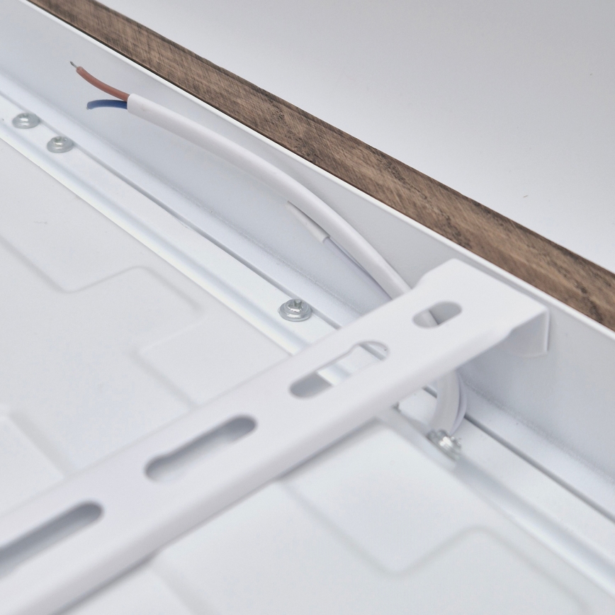 Brilagi - LED Kúpeľňové stropné svietidlo WOODY FRAME LED/40W/230V 60x60 cm IP44 dub orech