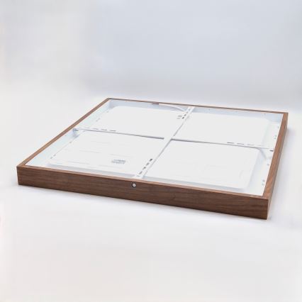 Brilagi - LED Stropné svietidlo do kúpeľne WOODY FRAME LED/40W/230V 60x60 cm IP44 dub čerešňa