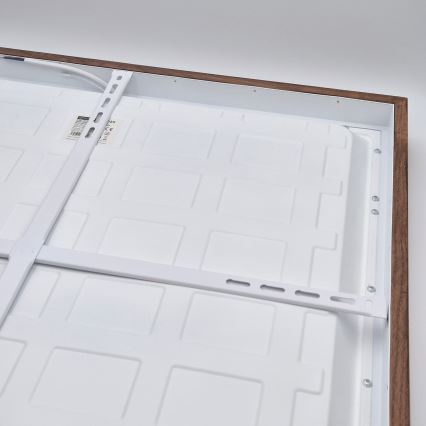 Brilagi - LED Stropné svietidlo do kúpeľne WOODY FRAME LED/40W/230V 60x60 cm IP44 dub čerešňa