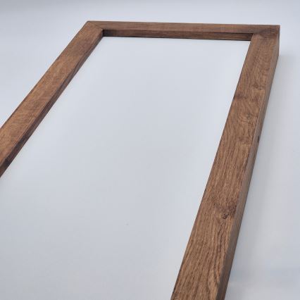 Brilagi - LED stropné svietidlo do kúpeľne WOODY FRAME LED/50W/230V 120x30 cm IP44 dub/čerešňa