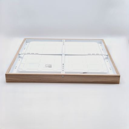 Brilagi - LED Stropné svietidlo WOODY FRAME LED/50W/230V 60x60 cm IP44 dub