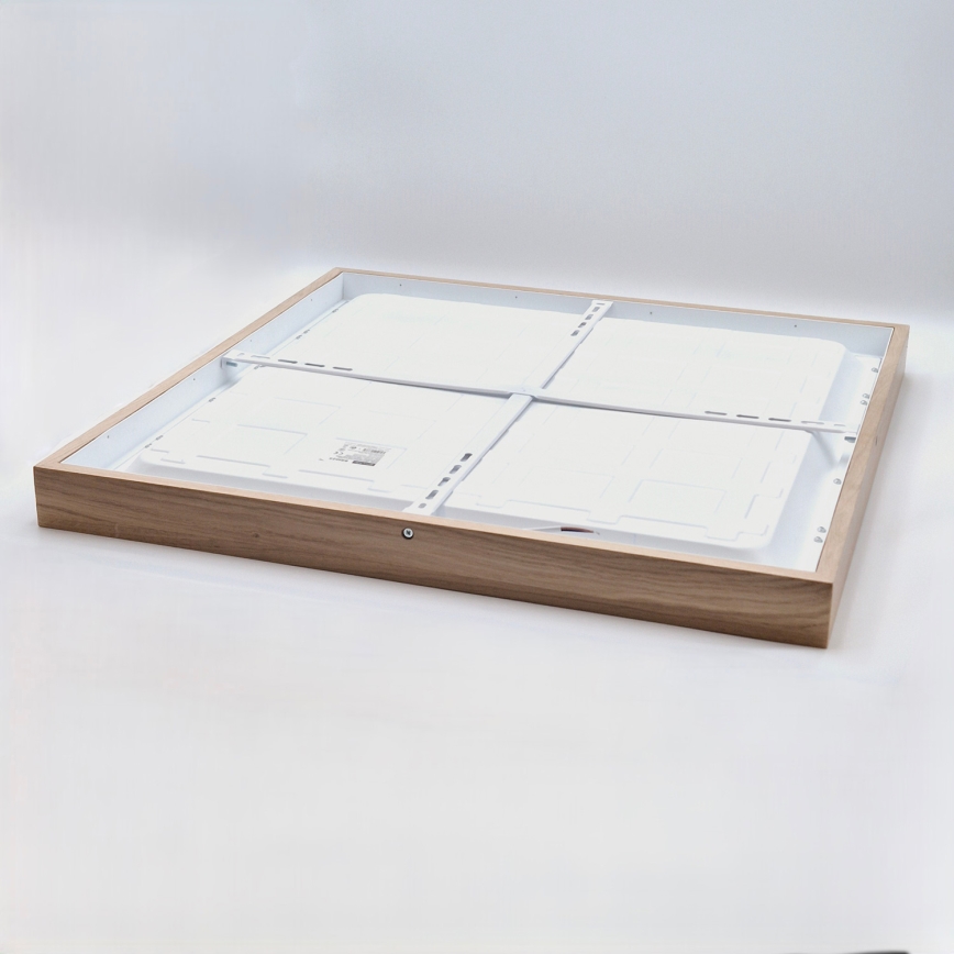 Brilagi - LED Stropné svietidlo WOODY FRAME LED/50W/230V 60x60 cm IP44 dub