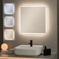 BRILAGI - LED kúpeľňové vyhrievané zrkadlo BELLA LED/16W/230V 60x60 cm IP44 CRI 90 stmievateľné + CCT