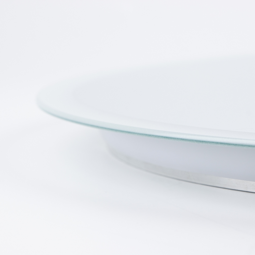 Brilagi - LED kúpeľňové zrkadlo BERNATE LED/19W/230V priemer 60 cm strieborné IP44 CRI 90 stmievateľné + CCT