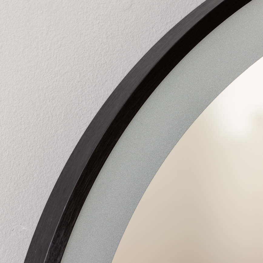 Brilagi - LED kúpeľňové zrkadlo CANZO LED/25W/230V 50x80 cm čierna IP44 CRI 90 stmievateľné + CCT