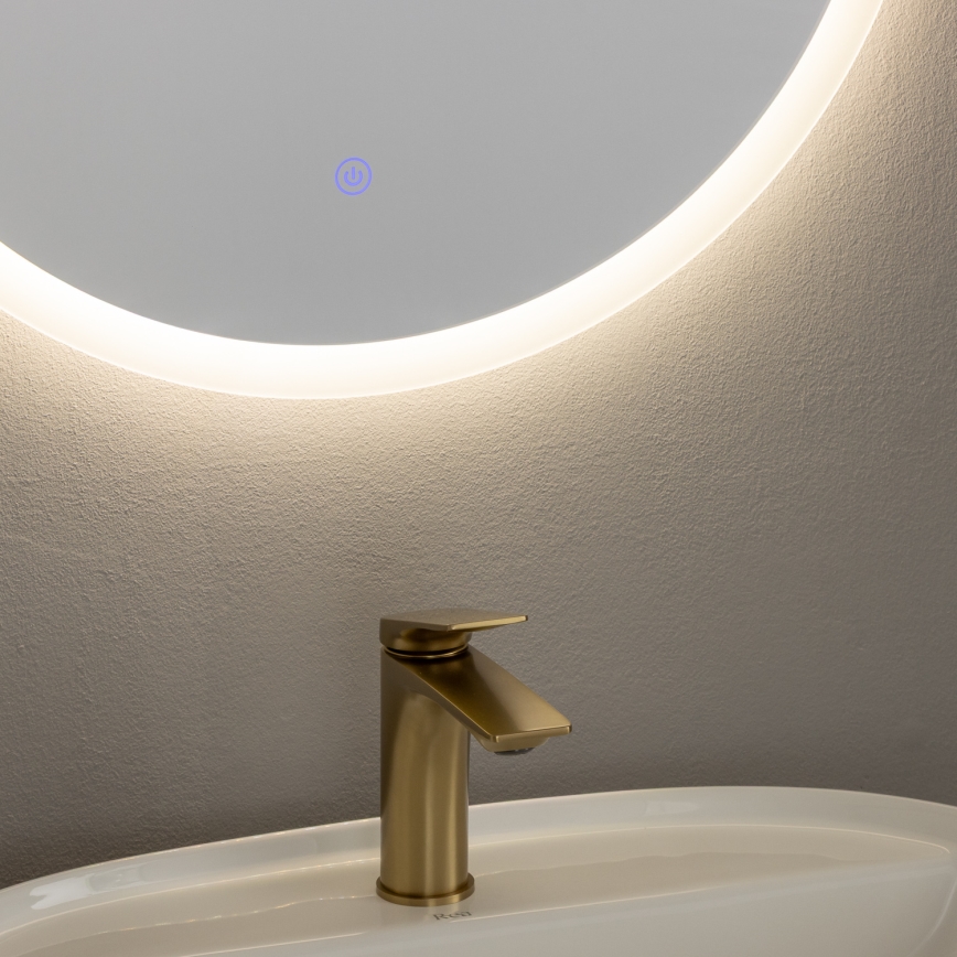 Brilagi - LED kúpeľňové zrkadlo CUNEO LED/19W/230V pr. 60 cm IP44 CRI 90 stmievateľné + CCT
