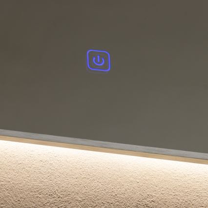 Brilagi - LED kúpeľňové zrkadlo DESIO LED/24W/230V 60x60 cm strieborné IP44 CRI 90 stmievateľné + CCT