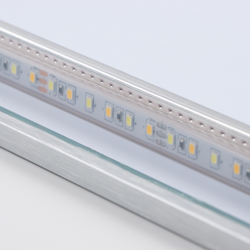 Brilagi - LED kúpeľňové zrkadlo DESIO LED/24W/230V 60x60 cm strieborné IP44 CRI 90 stmievateľné + CCT