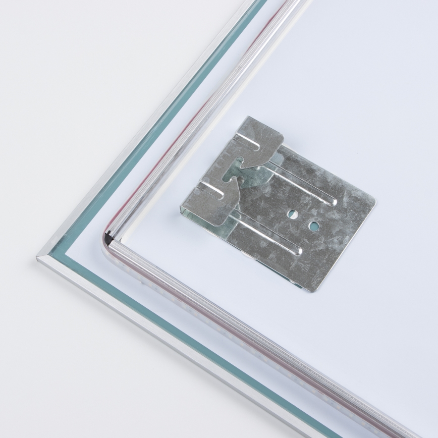 Brilagi - LED kúpeľňové zrkadlo DESIO LED/24W/230V 60x60 cm strieborné IP44 CRI 90 stmievateľné + CCT