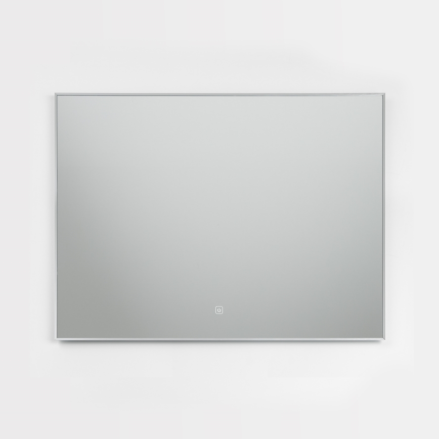 Brilagi - LED kúpeľňové zrkadlo DESIO LED/28W/230V 60x80 cm strieborné IP44 CRI 90 stmievateľné + CCT