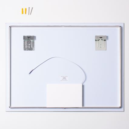 Brilagi - LED kúpeľňové zrkadlo LUCE LED/28W/230V 60x80 cm IP44 CRI 90 stmievateľné + CCT