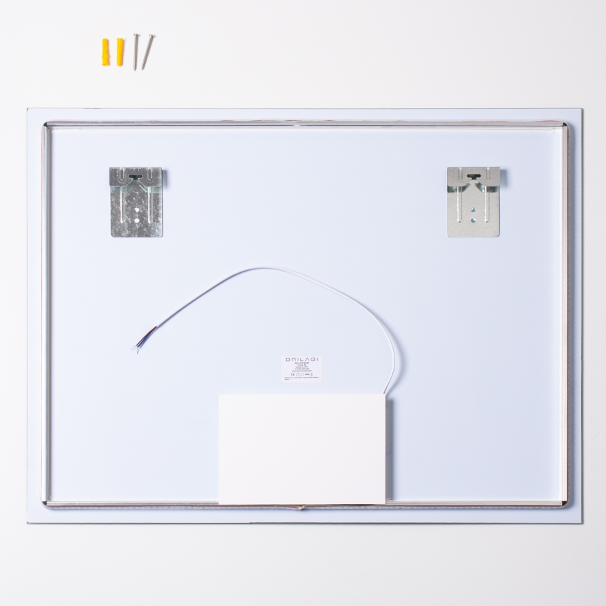 Brilagi - LED kúpeľňové zrkadlo LUCE LED/28W/230V 60x80 cm IP44 CRI 90 stmievateľné + CCT