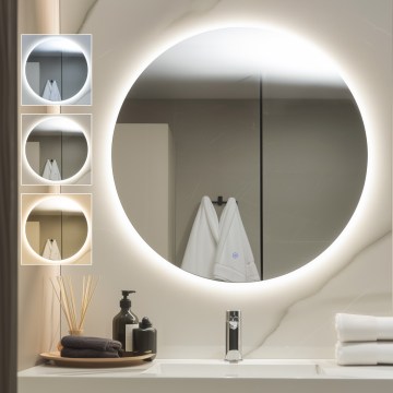 Brilagi - LED kúpeľňové zrkadlo LUNA LED/32W/230V pr. 100 cm IP44 CRI 90 stmievateľné +CCT