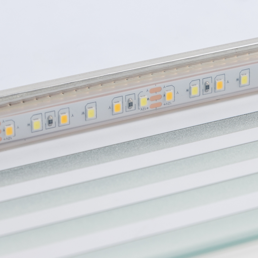 Brilagi - LED kúpeľňové zrkadlo MELZO LED/28W/230V 60x80 cm IP44 CRI 90 stmievateľné + CCT