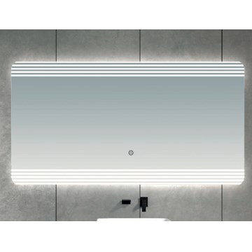 Brilagi - LED kúpeľňové zrkadlo MELZO LED/28W/230V 60x80 cm IP44 CRI 90 stmievateľné + CCT