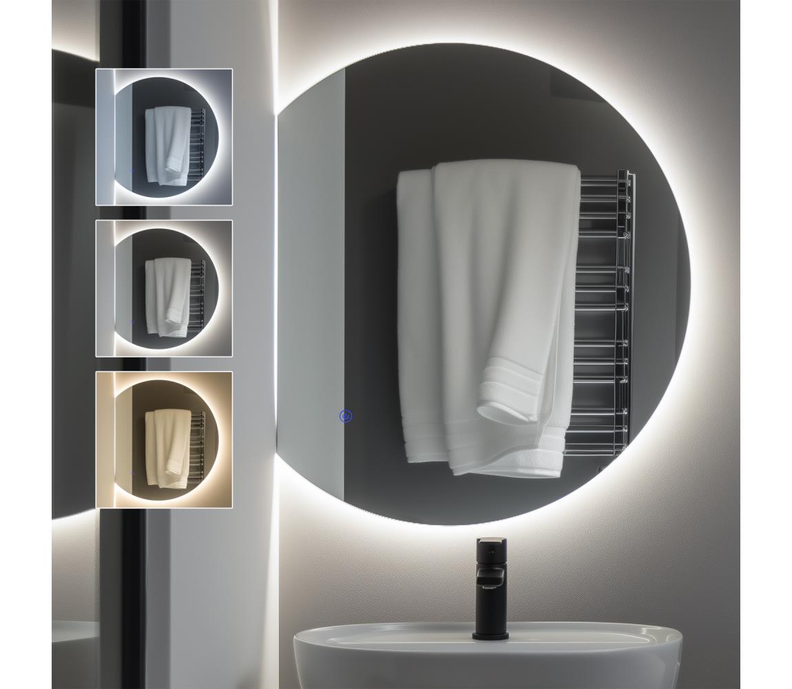 Brilagi - LED kúpeľňové zrkadlo MEZZO LED/18W/230V 60x50 cm IP44 CRI 90 stmievateľné +CCT FG-CY24-B01-6050
