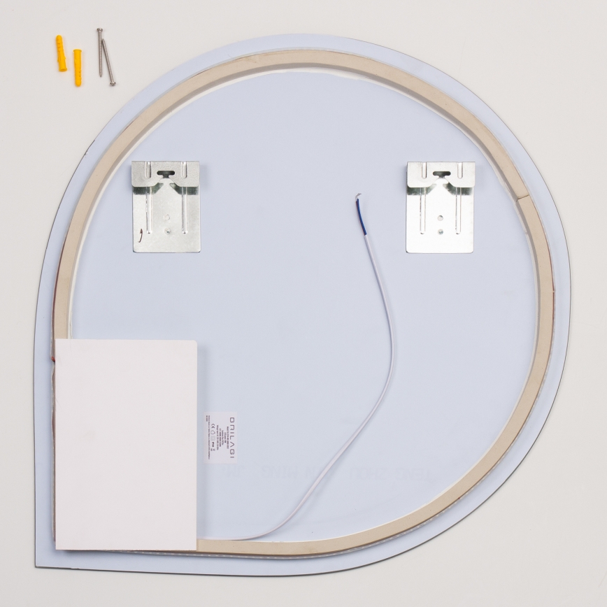Brilagi - LED Kúpeľňové zrkadlo RICADI LED/19W/230V 60x60 cm IP44 CRI 90 stmievateľné + CCT