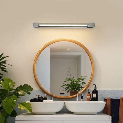 Brilagi - LED Kúpeľňové osvetlenie zrkadla AQUA LINE LED/18W/230V 60 cm IP44 lesklý chróm CRI 90