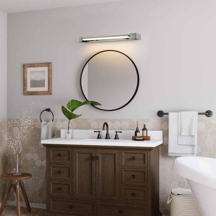 Brilagi - LED Kúpeľňové osvetlenie zrkadla AQUA LINE LED/18W/230V 60 cm IP44 lesklý chróm CRI 90