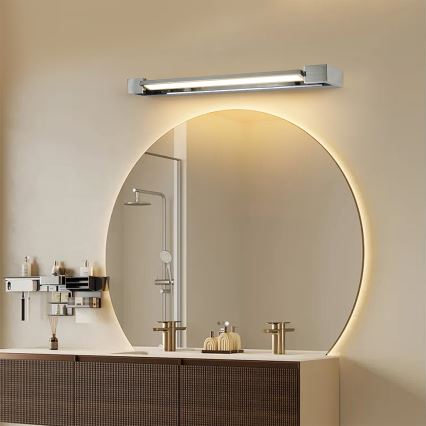 Brilagi - LED Kúpeľňové osvetlenie zrkadla AQUA LINE LED/18W/230V 60 cm IP44 lesklý chróm CRI 90