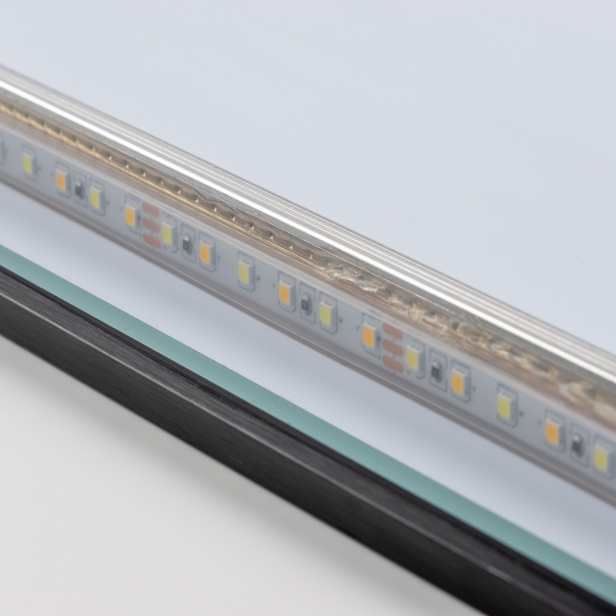 Brilagi - LED Kúpeľňové zrkadlo SUELLO LED/24W/230V 60x60 cm čierne IP44 CRI 90 stmievateľné + CCT