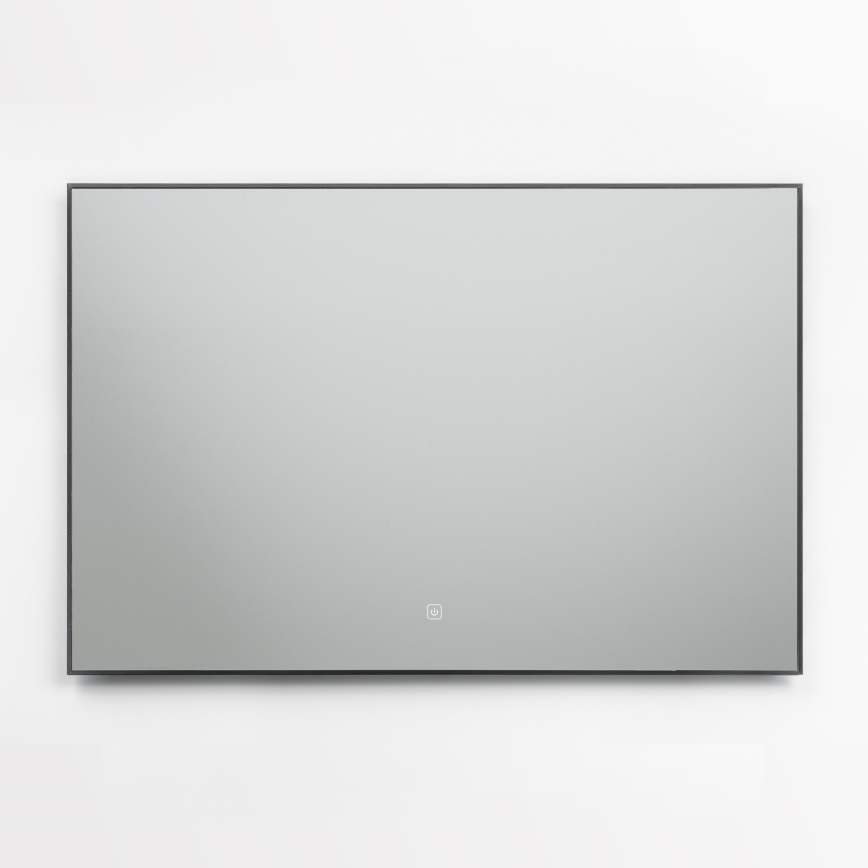 Brilagi - LED kúpeľňové zrkadlo SUELLO LED/30W/230V 60x90 cm čierne IP44 CRI 90 stmievateľné + CCT