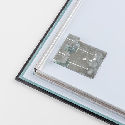 Brilagi - LED kúpeľňové zrkadlo SUELLO LED/30W/230V 60x90 cm čierne IP44 CRI 90 stmievateľné + CCT