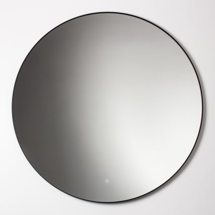 Brilagi - LED kúpeľňové zrkadlo VENA BLACK LED/32W/230V priemer 100 cm IP44 CRI 90 stmievateľné + CCT