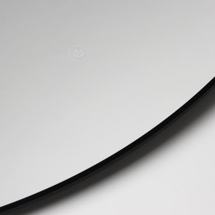 Brilagi - LED kúpeľňové zrkadlo VENA BLACK LED/32W/230V priemer 100 cm IP44 CRI 90 stmievateľné + CCT