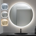 BRILAGI - LED kúpeľňové zrkadlo VENA BLACK LED/32W/230V priemer 100 cm IP44 CRI 90 stmievateľné + CCT