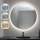 Brilagi - LED kúpeľňové zrkadlo VENA BLACK LED/32W/230V priemer 100 cm IP44 CRI 90 stmievateľné + CCT