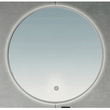 BRILAGI - LED Kúpeľňové zrkadlo VENA SILVER LED/32W/230V pr. 100 cm IP44 CRI 90 stmievateľné + CCT