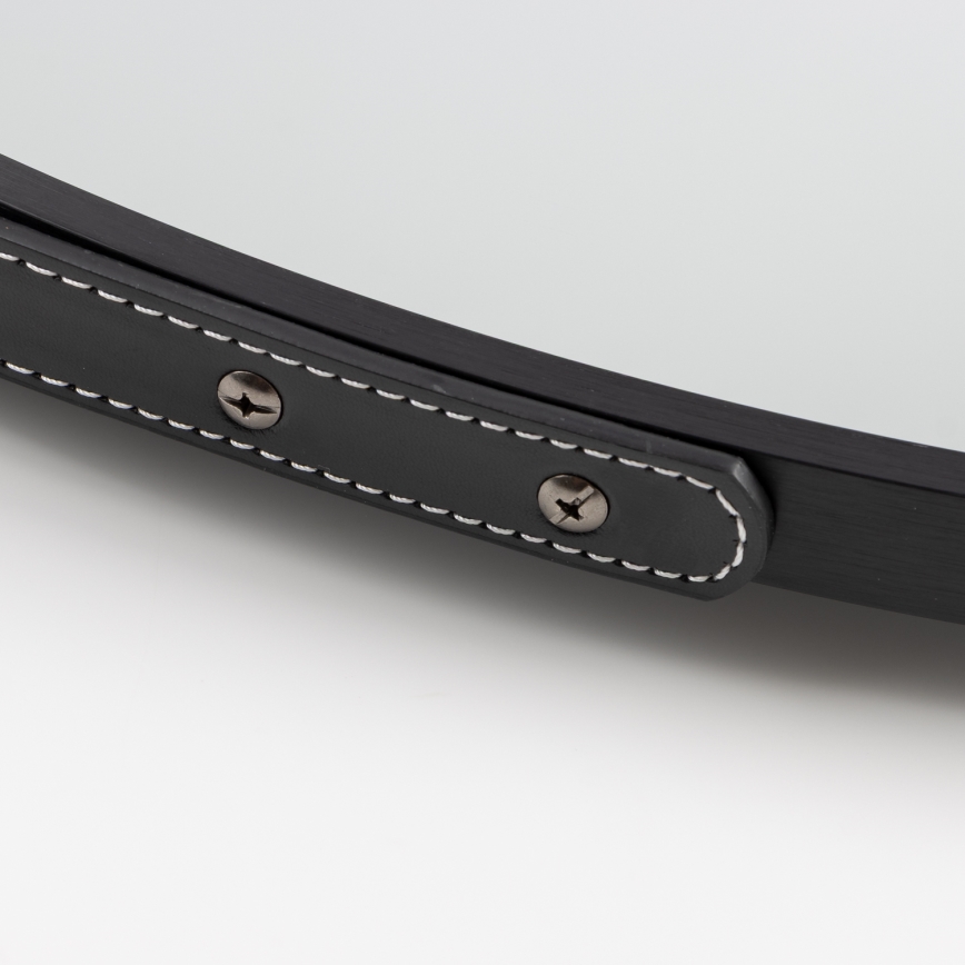 Brilagi - LED kúpeľňové zrkadlo VERESE LED/19W/230V pr. 60 cm čierna IP44 CRI 90 stmievateľné + CCT