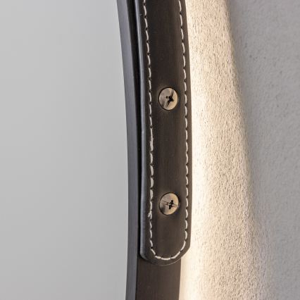 Brilagi - LED kúpeľňové zrkadlo VERESE LED/19W/230V pr. 60 cm čierna IP44 CRI 90 stmievateľné + CCT