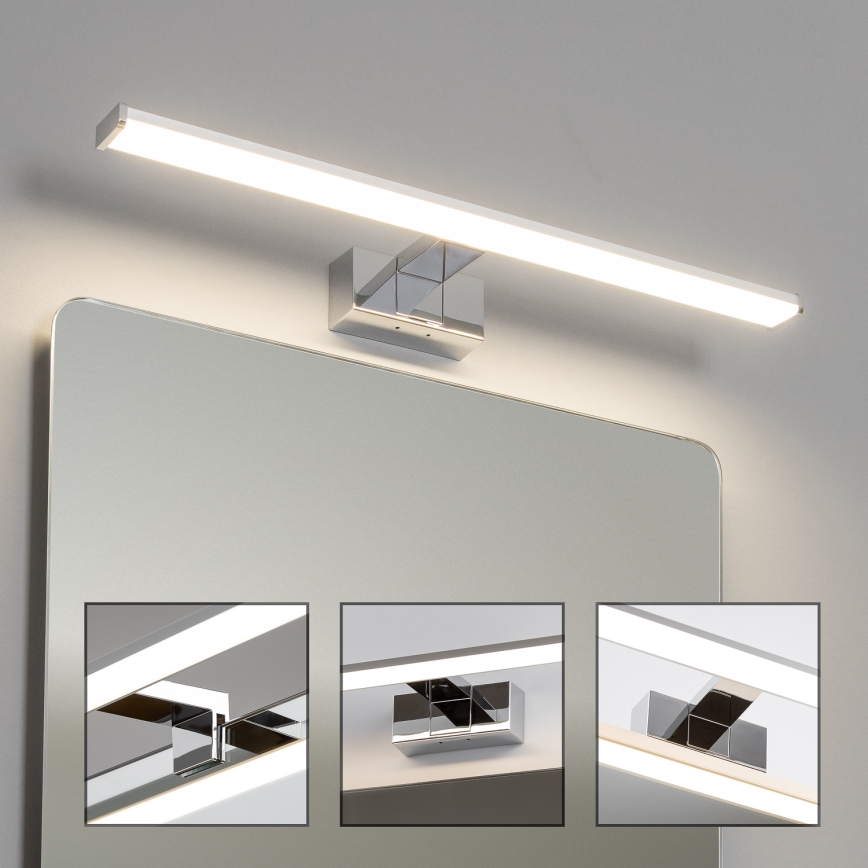 Brilagi - LED kúpeľňové zrkadlové osvetlenie 3 v 1 VESTRA LED/12W/230V 60 cm IP44 lesklý chróm