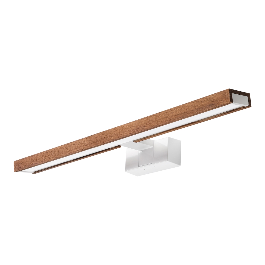 Brilagi - LED osvetlenie zrkadla do kúpeľne 3v1 WOODY MIRROR LED/12W/230V 60 cm IP44 biela/dub čerešňa