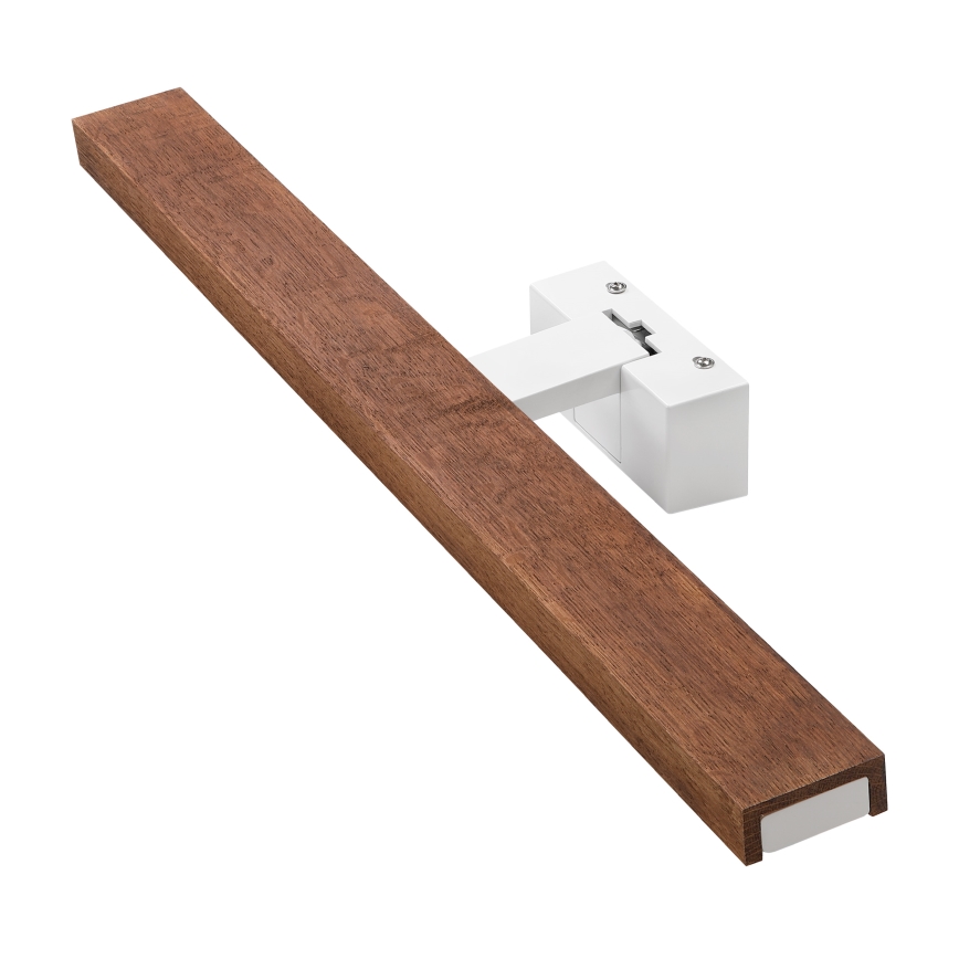 Brilagi - LED osvetlenie zrkadla do kúpeľne 3v1 WOODY MIRROR LED/12W/230V 60 cm IP44 biela/dub čerešňa
